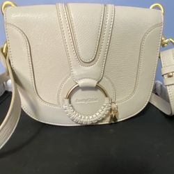 See By Chloe Cement Beige Crossbody Purse