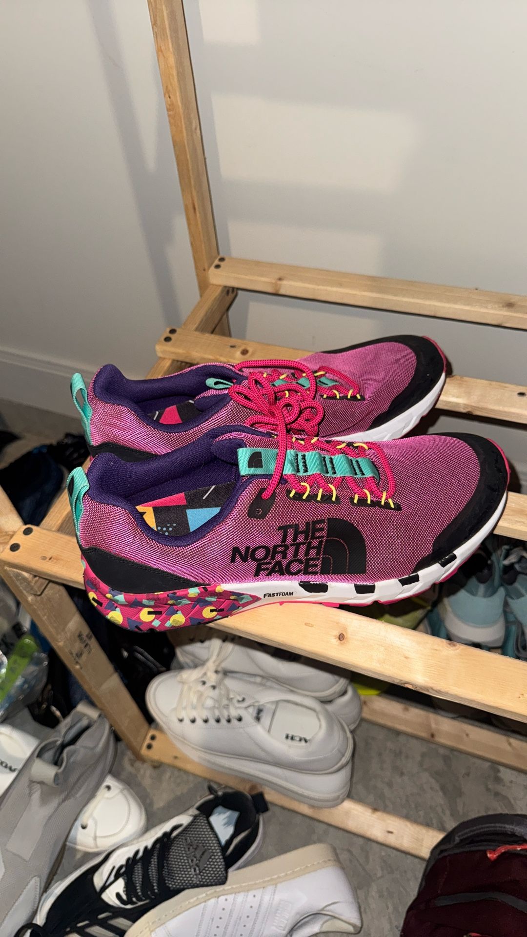 Pink North face Sneakers