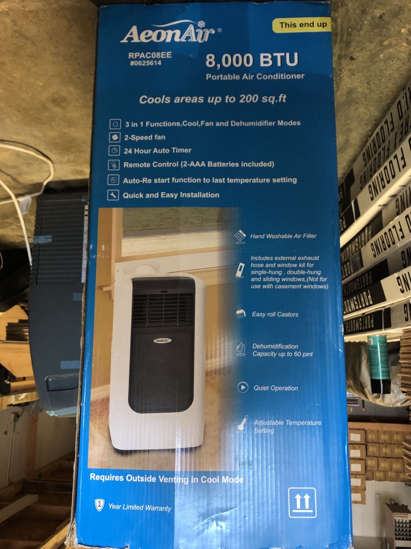 Aeonair 8 000 Btu Portable Air Conditioner For Sale In Monroe Wa Offerup