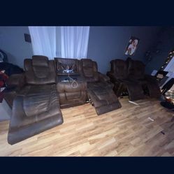 Recliner 2 Piece Sofa 
