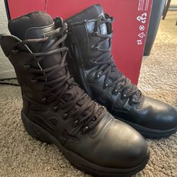Reebok Steel toe Boot w/ Side Zipper