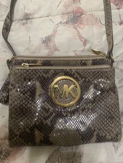 MK snake crossbody
