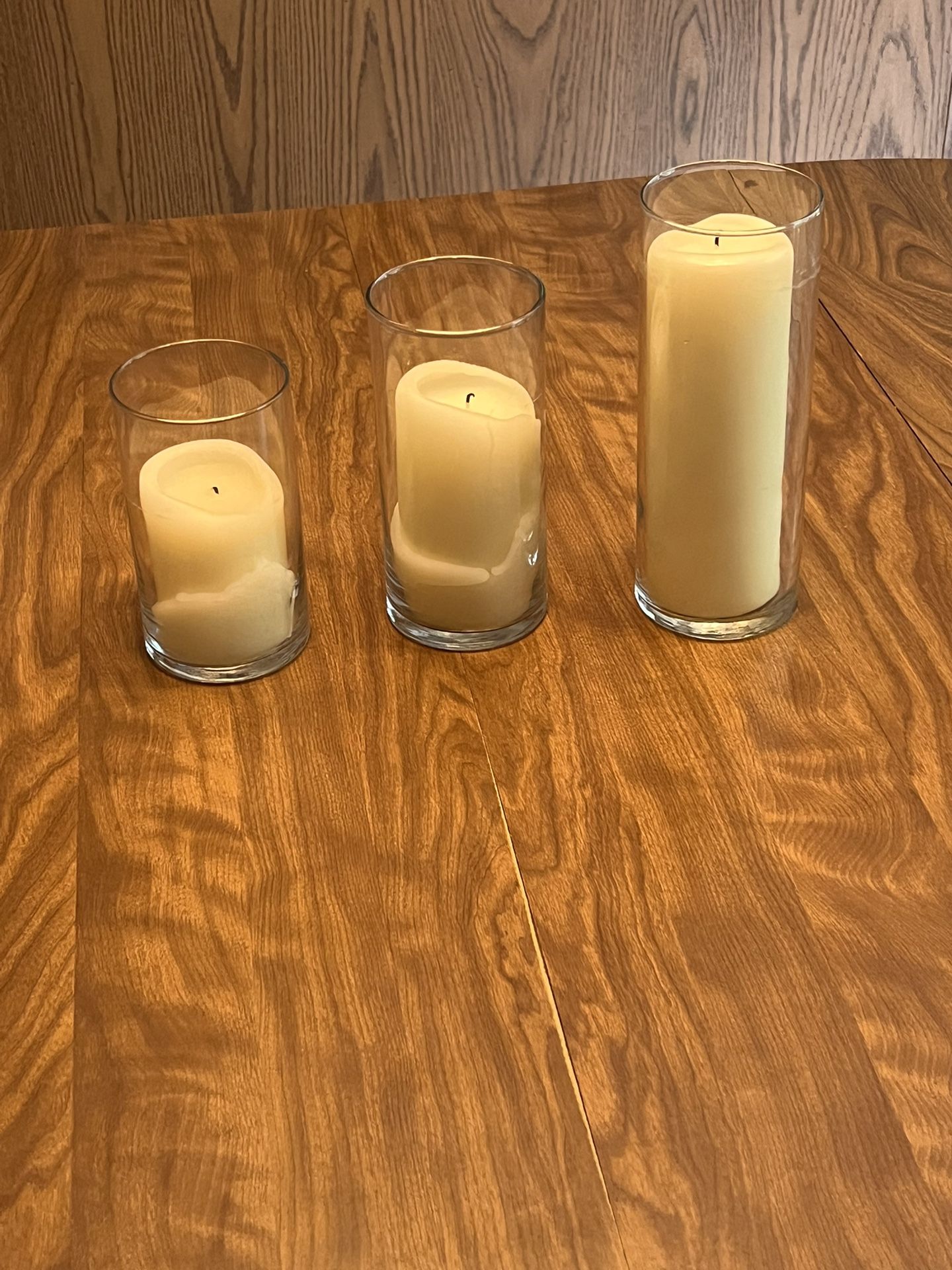 Vases w/candles