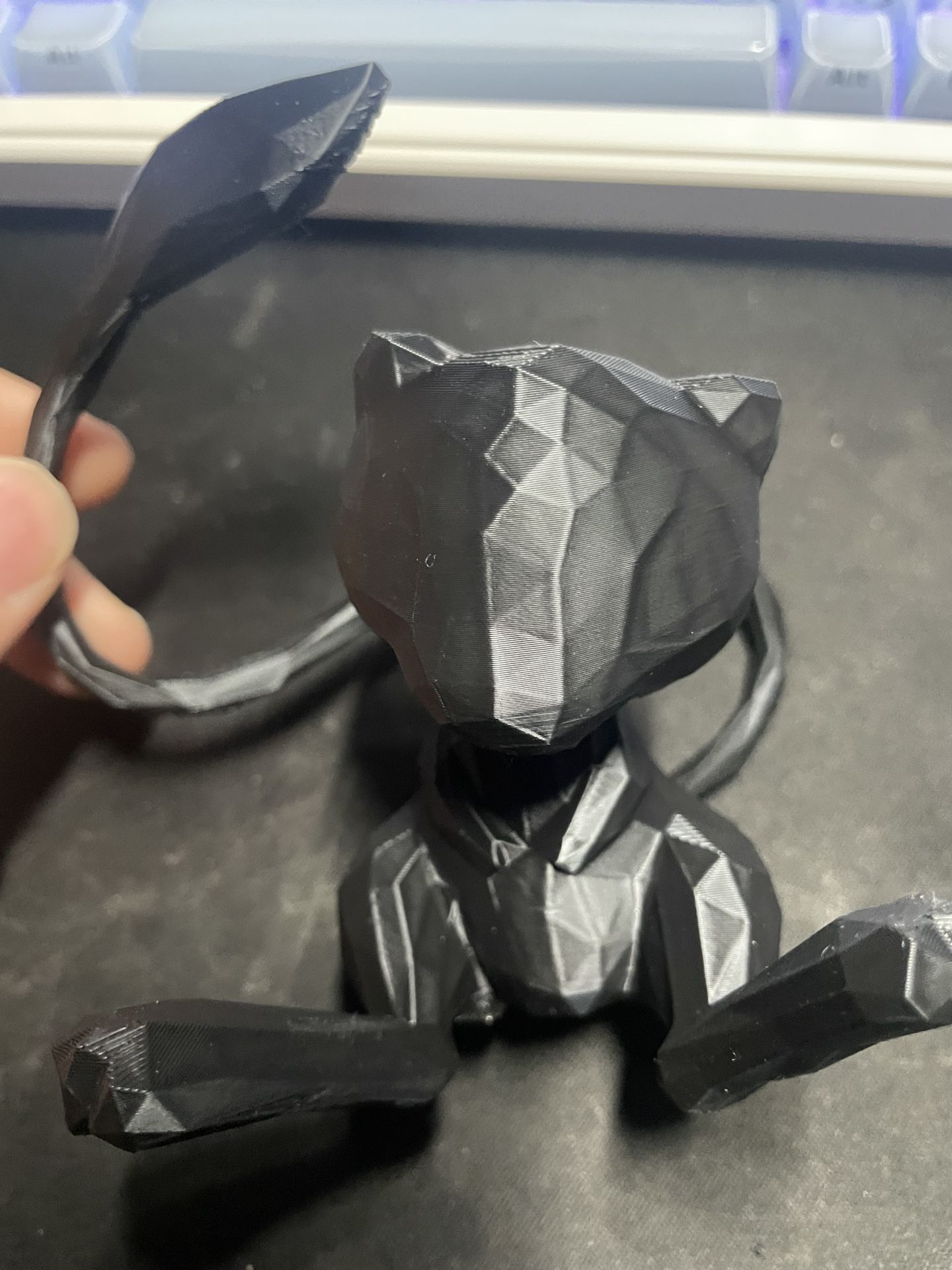 3D printed mew figurine