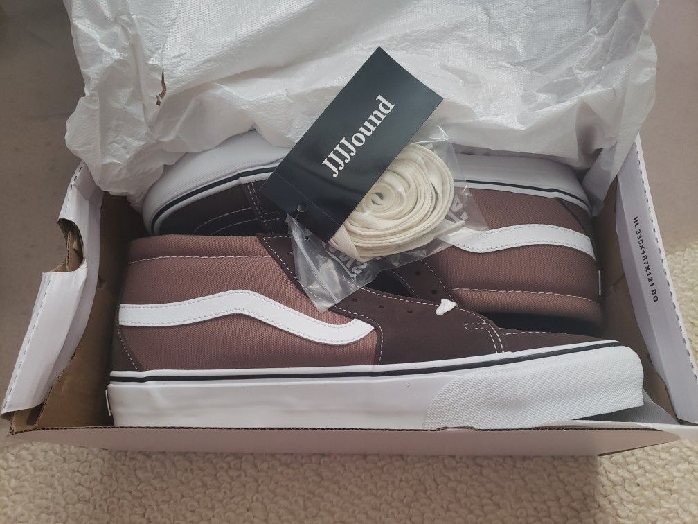 JJJJound Vans Vault Sk8 Mid LX Sneaker Brown Mens 11
