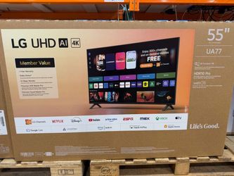 Best deals.  65" screen led smart 4k ultra HDTV by LG thinQ.  1 year warranty