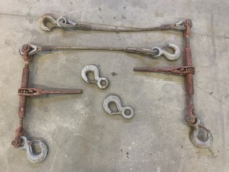 Ratchet Binders With Cable And Hooks. $150 OBO