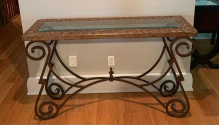 Wrought Iron side table