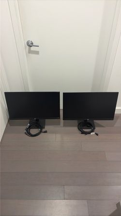 (2) HP M27ha 27” Monitors