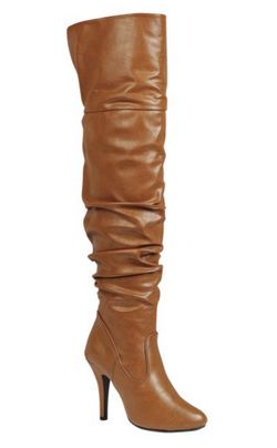 Tan Slouch Over the Knee Boots60