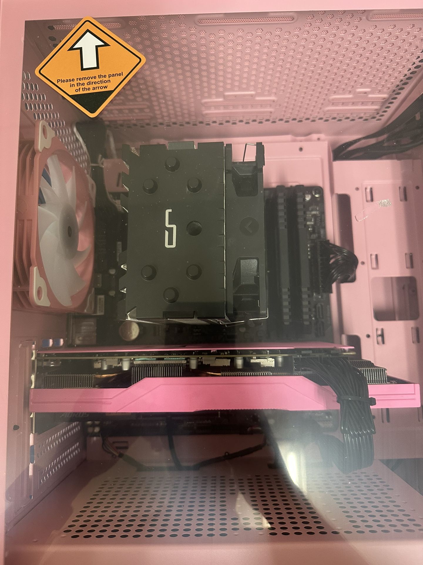 Ryzen 5 3600, Rx5700xt, Custom Gaming Pc Pink