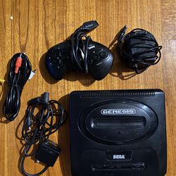 Sega Genesis with Sonic 2 and Sonic & Knuckles