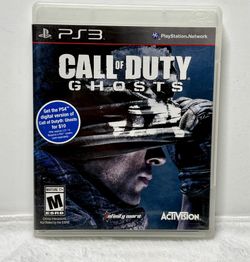 Call of Duty Ghosts PS3 PlayStation 3 Complete CIB Bonus Map Insert
