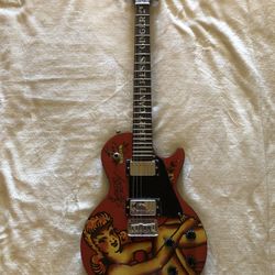 Sailor Jerry Electric Guitar Guitar (Rare) 