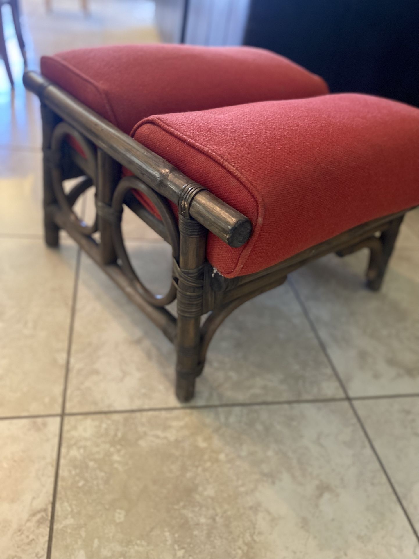 Foot Stool Or Seating ~rattan From Philippines