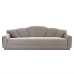 Plush Deep Gray Sofa for Best Offer Sale