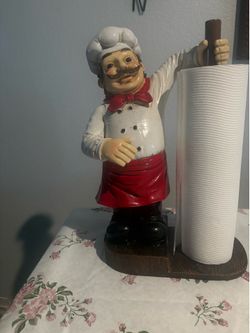 Fat chefs paper towel holder