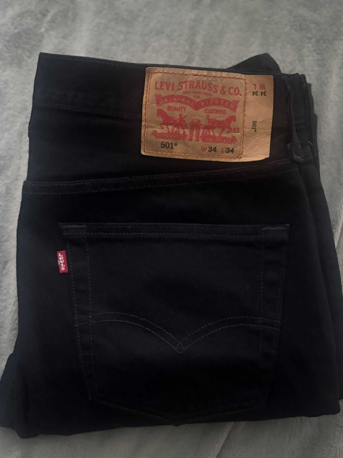 Levis 501’s Black