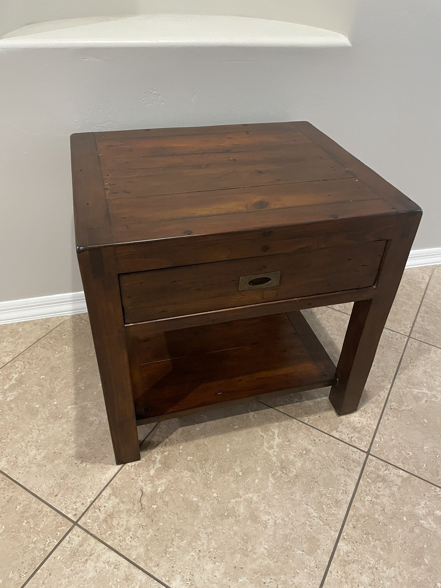 Solid Wood End Table