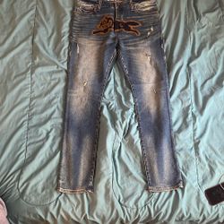 Blue Ice cream jeans 