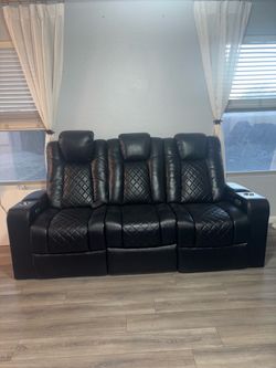 Black Couch Set