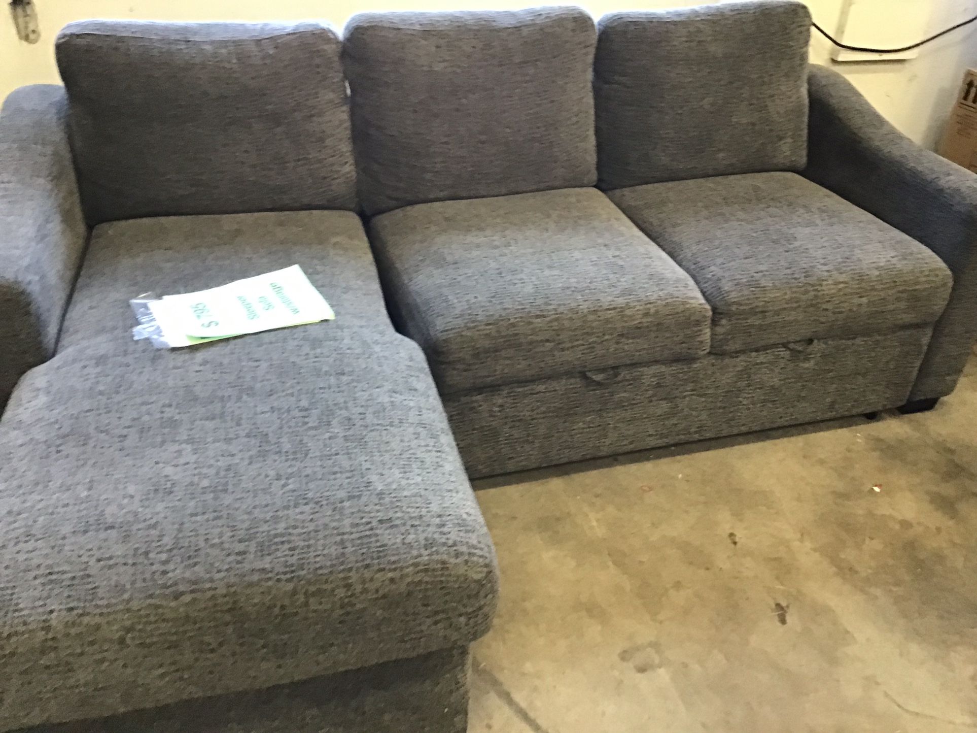 Gray Sleep Sofa