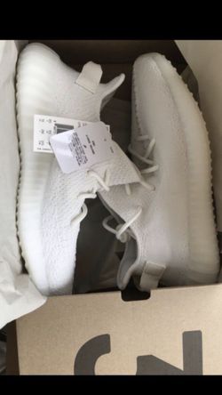 NEW Yeezy adidas boost triple-white sz 10 DS