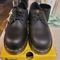 Dr. Martens 1461 Slip Resistant Steel Toe Shoes size U.S. 7