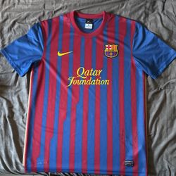 Messi Signed FC Barcelona Shirt 2011/2012