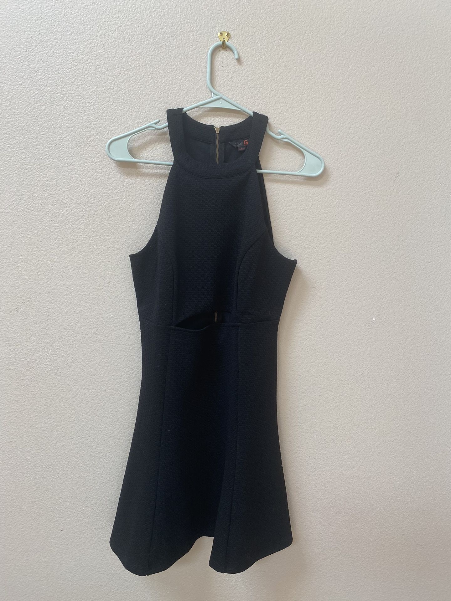Black Zip Dress
