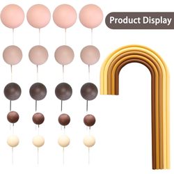 Boho cake topper- coffee color