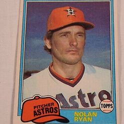 1981 Topps Nolan Ryan #240