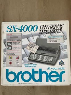 Like New Brother SX4000 type writer