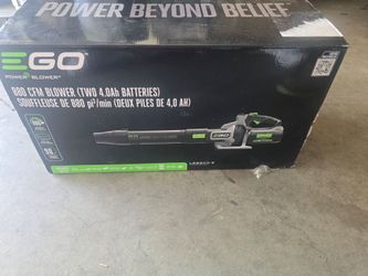 EGO POWER+ 56-volt 880-CFM 200-MPH Battery Handheld Leaf Blower one 4 Ah Battery and charger