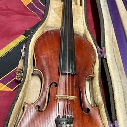 Vintage 4/4 Size Jacobus Stainer Violin w/ Hardshell Case 