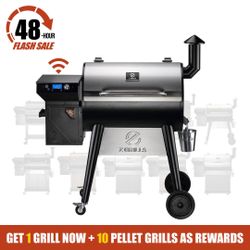 Zgrills WiFi pellet grill smoker