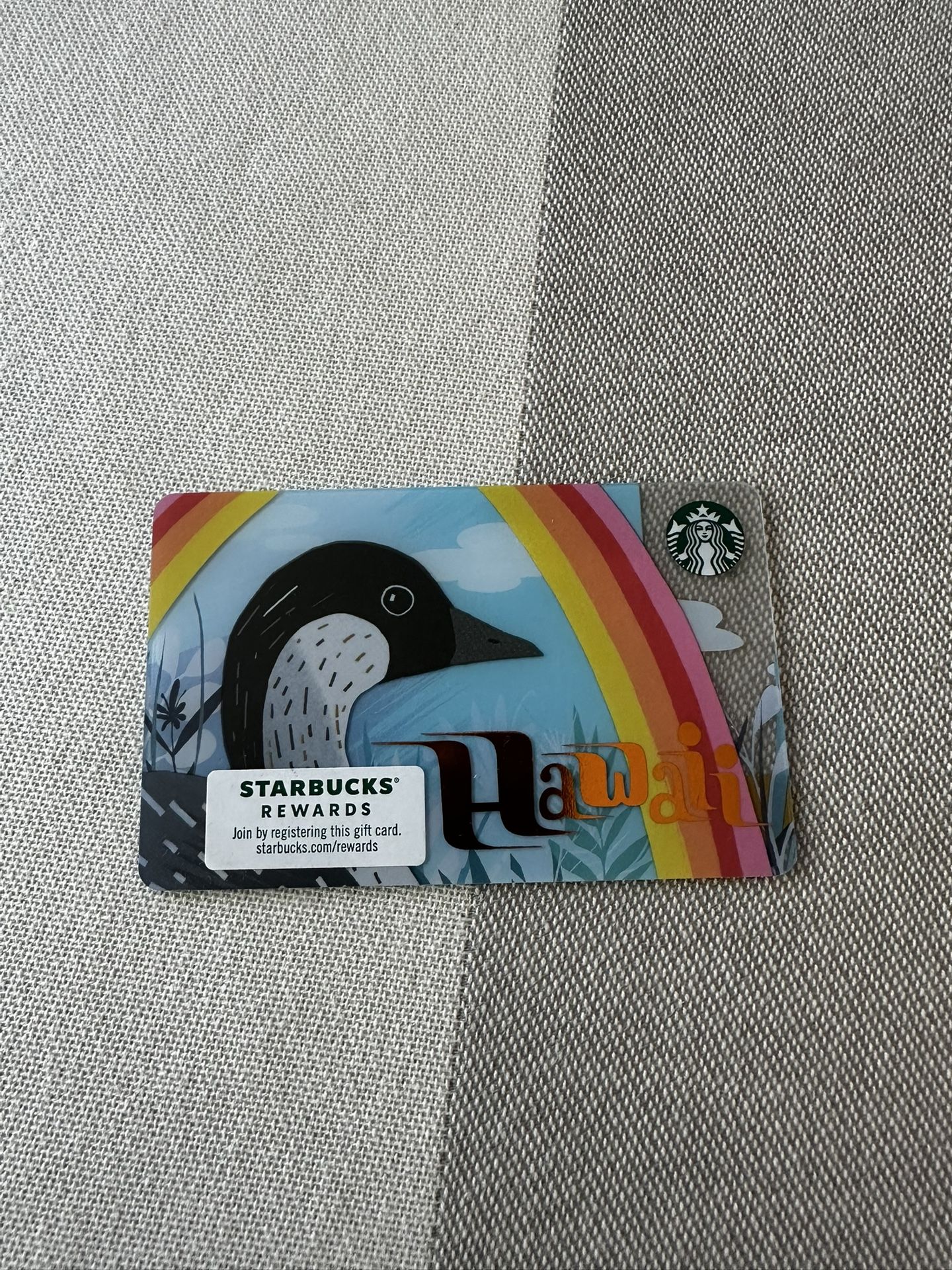 Starbucks Hawaii Card RARE 2019 Nene Bird
