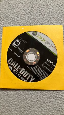 Xbox 360 Call of Duty world at war