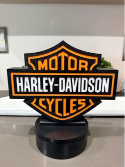 Harley Davidson desk sign