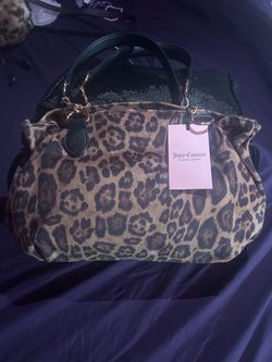 Juicy Couture Leopard print shoulder bag