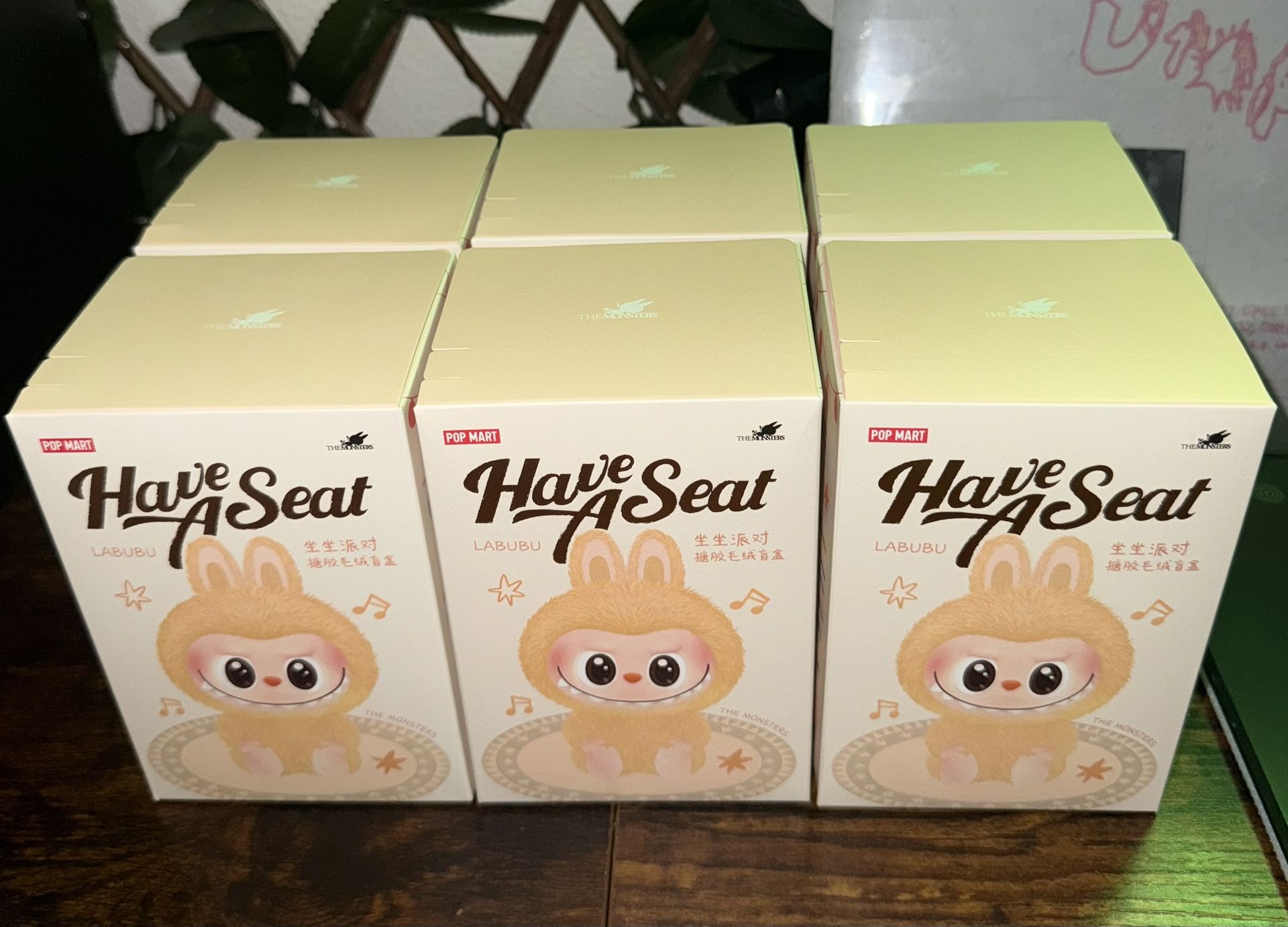 THE MONSTERS - Have a Seat Vinyl Plush 6 Blind Boxes