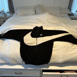 Nike Big Swoosh Reversible Boa Jacket ‘Black’ XL