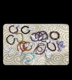 Lot of Handmade Bracelets Necklace High Quality Crystal Stone Lot - New For Sale Gifts  Sold Together Firm Price