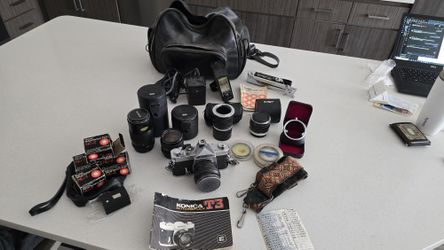 Konica Autoreflex T3 SLR Camera