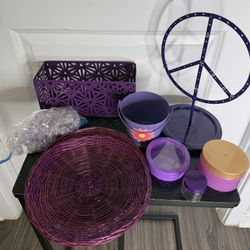 Purple Home Organization 