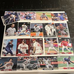 Baseball card lot 2024 Topps stadium club chrome