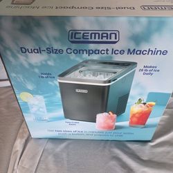ICEMAN Dual-Size Compact Ice Machine