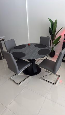 Dining table with chairs