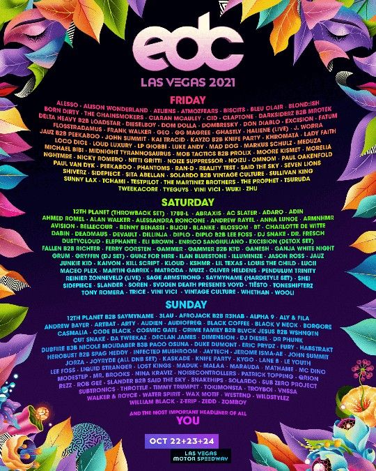 General Admission To Edc Las Vegas 2021