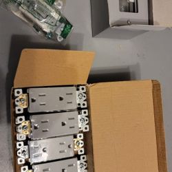 Grey Electrical Outlet 